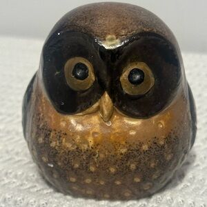 Otagiri Brown Ceramic Owl Figurine made in Japan
